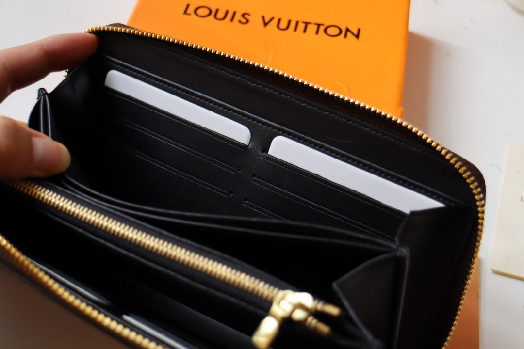 Louis Vuitton Long Wallet 19cm Monogram Reverse Canvas
