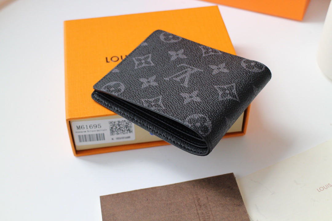 Louis Vuitton 25S Multiple Wallet in Monogram Eclipse Coated Calfskin