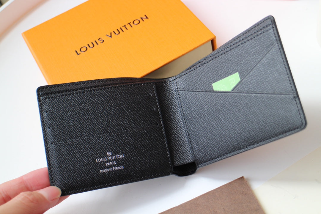 Louis Vuitton 25S Multiple Wallet in Monogram Eclipse Coated Calfskin