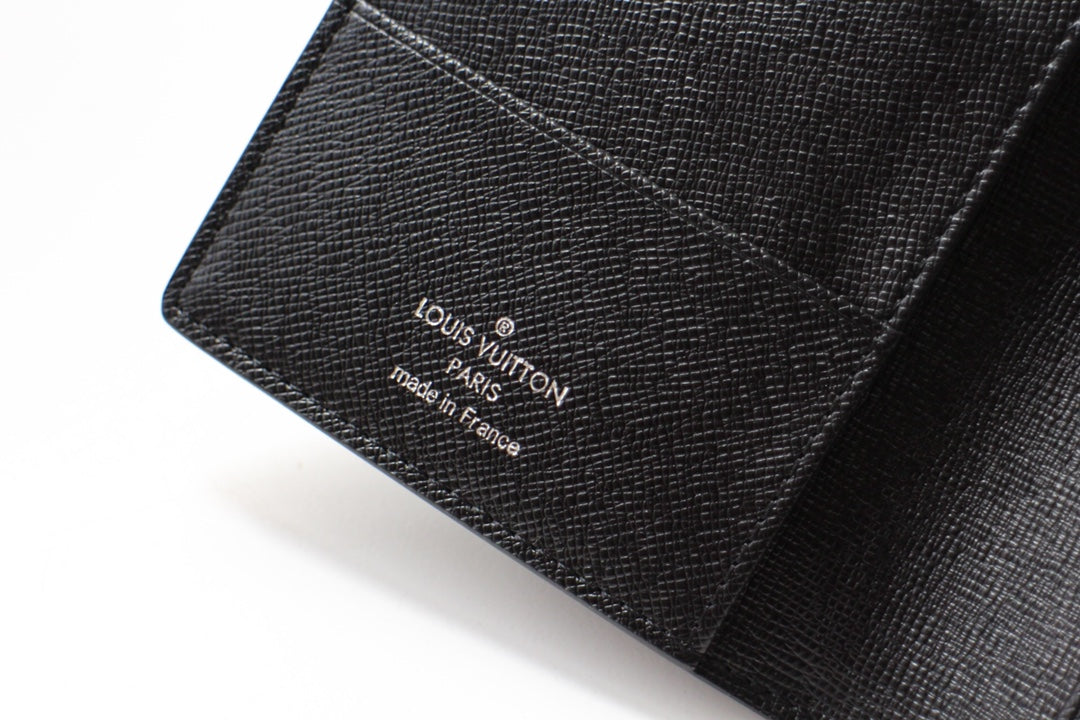 Louis Vuitton 25S Passport Holder 14 in Monogram Eclipse Coated Calfskin
