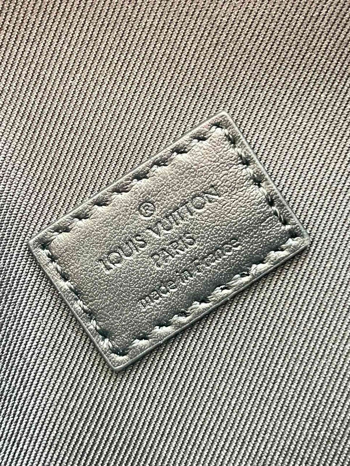 Louis Vuitton Montsouris Wearable Wallet 22 in Gun Metal Monogram Eclipse Canvas