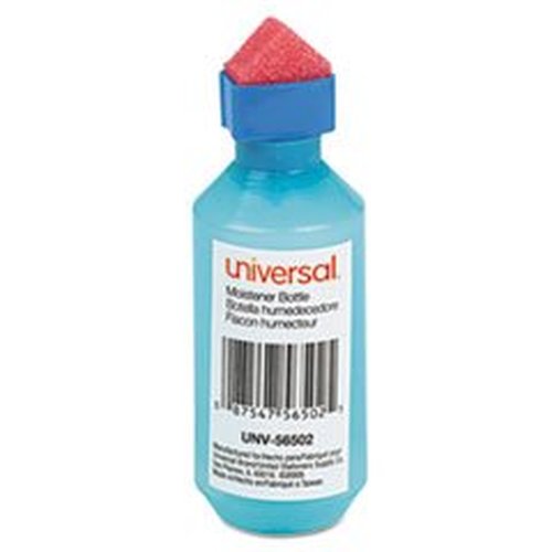 (6 Pack Value Bundle) UNV56502 Squeeze Bottle Moistener, 2 oz, Blue