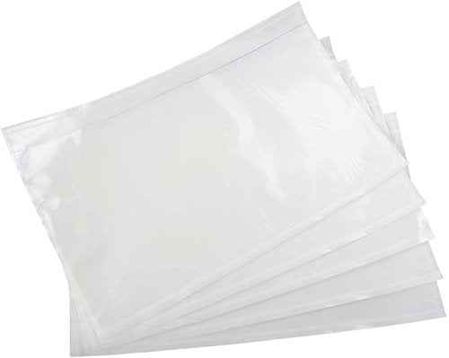 (800 Pcs) BEUYI Clear 7.5'' x 5.5'' Packing List Envelopes, Adhesive Shipping Label Pouches/Sleeves
