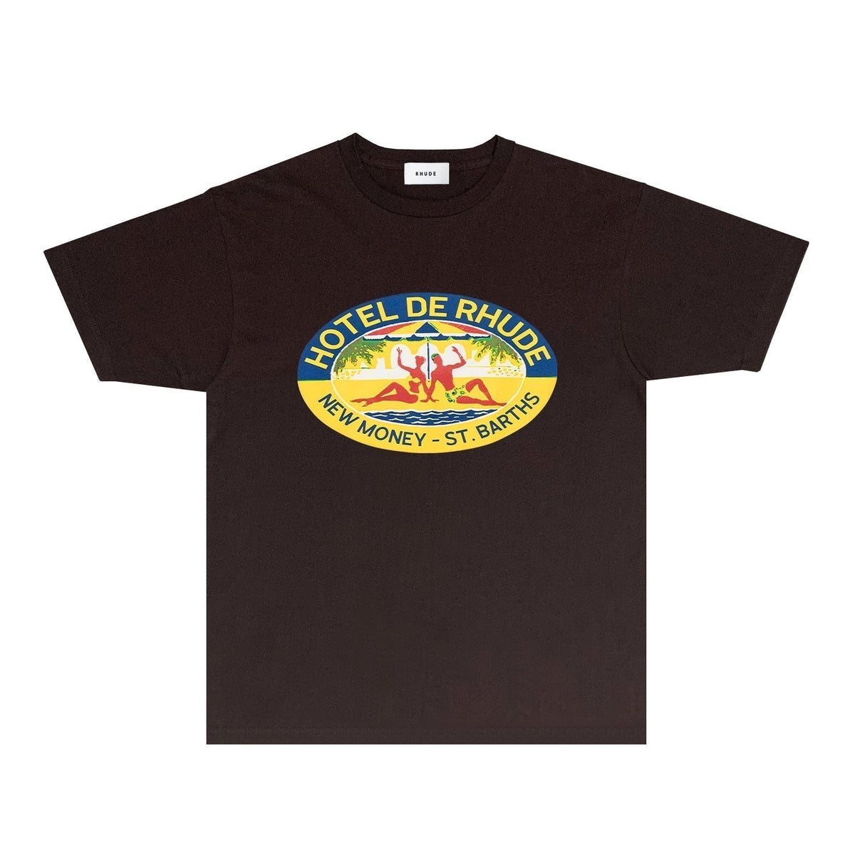 Rhude T-shirts Printed Trendy Pure Cotton