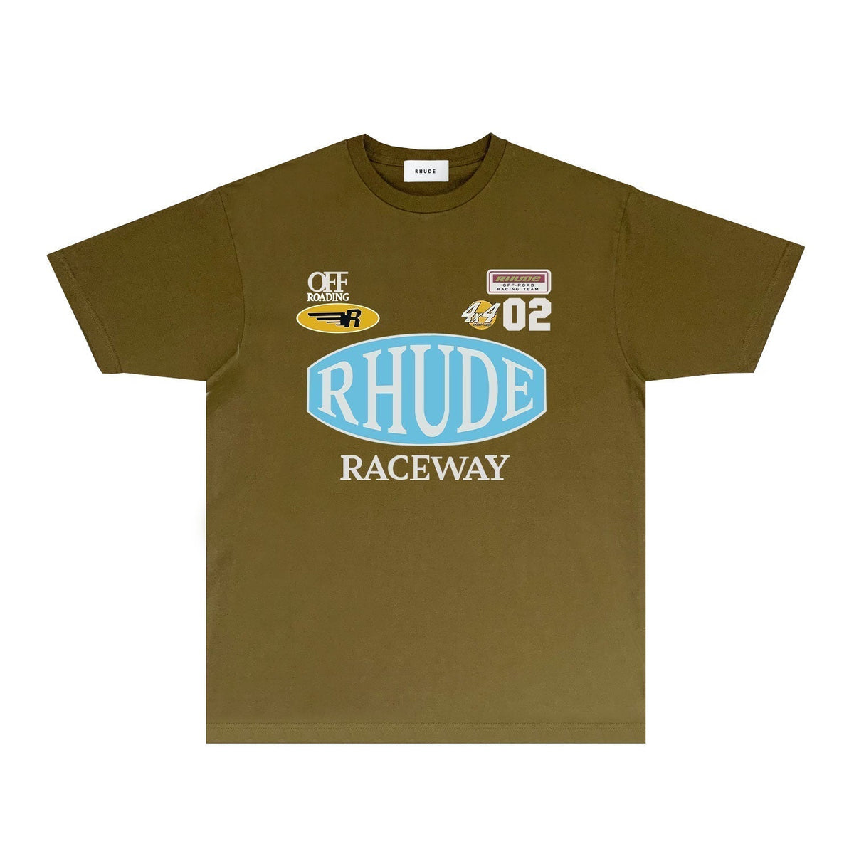 Rhude T-shirts Printed Trendy Pure Cotton