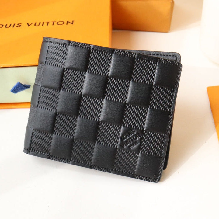 Louis Vuitton 25S Slender Wallet 11 in Black Damier Infini Calfskin